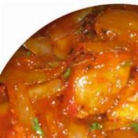 Vegetable Vindaloo · Assorted vegetables cooked in a hot and tangy sauce, not for the faint-hearted. Served with ...