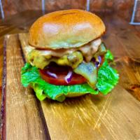 Classic Burger · Single smash burger 4 oz, American cheese, lettuce, tomato, onion, pickles, house spread, ho...