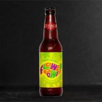 Ithaca Flower Power IPA Bottle · American IPA - Ithaca, NY - 7.2% ABV - 12oz Bottle - Enjoy the clover honey hue and tropical...