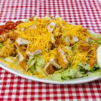 Chef Salad · Your choice of one meat ham, grilled chicken, or fried chicken. Each salad comes with lettuc...