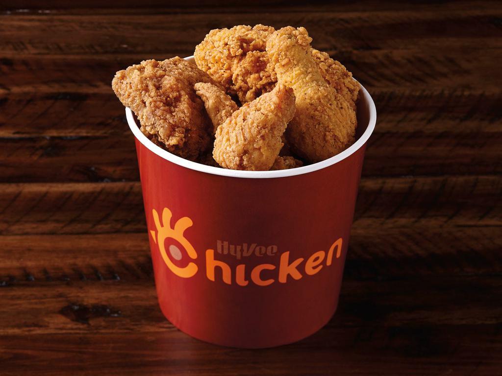 12 Piece Chicken Bucket  · Choice of 12 hand breaded chicken tenders or a combination of 3 breasts, 3 wings, 3 thighs, 3 legs.