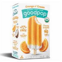 GoodPop Orange N' Cream Popsicle (2.5 oz x 4-pack) · Orange n' Cream is a mouthwatering combination of Organic orange juice and coconut cream. It...