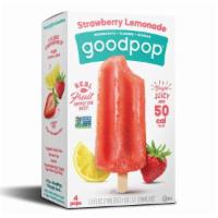 GoodPop Strawberry Lemonade Popsicle (2.5 oz x 4-pack) · Made of real fruit and straightforward ingredients Strawberry Lemonade is a refreshing, brig...