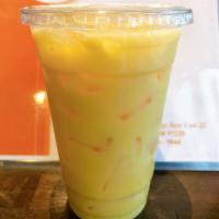 Mango Milk Tea · One topping included. Please choose one topping under