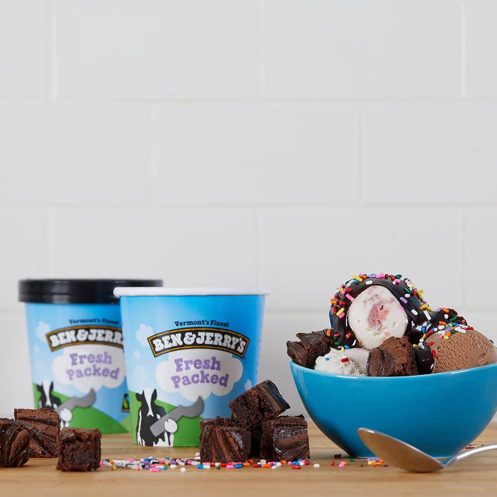 Sundae Kit for 3-4 people · Select any two fresh packed pints and three toppings to create your own sundae!