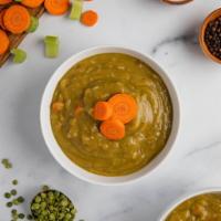 Split Pea Soup · COMES FROZEN, lasts up to 6 months in freezer. Organic green split peas, organic carrots, or...