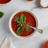 Tomato Basil Soup · COMES FROZEN, lasts up to 6 months in freezer. Organic tomatoes, organic red pepper, organic...