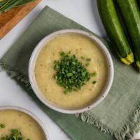 Zucchini Soup · COMES FROZEN, lasts up to 6 months in freezer. Organic Zucchini, Organic Potato, Organic Cel...