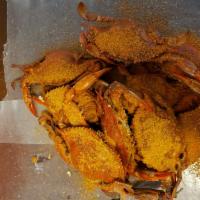 Steamed Female Blue Crabs · 12 steamed females