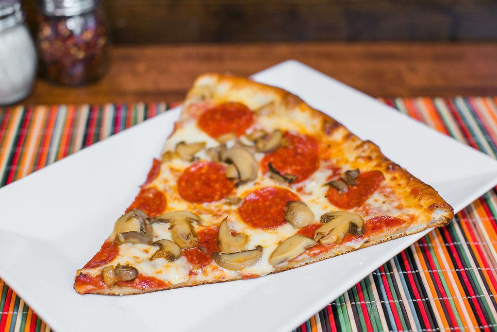 Pepperoni Mushroom Pizza Slice · Your 2 favorites on 1.