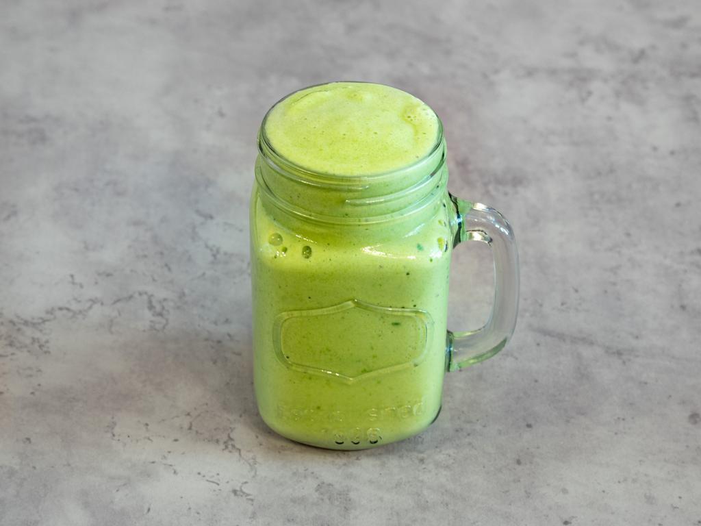 9. Green Smoothie · Mango, almond milk, spinach and banana.