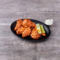 Buffalo Chicken Wings Plate  · Served with blue cheese sauce.