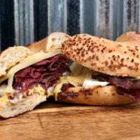 Pastrami, Egg and Cheese · 
