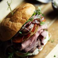 Roast Beef · Mayo lettuce tomato and cheese