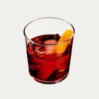 Negroni · gin, campari, sweet vermouth. Must be 21 to purchase.