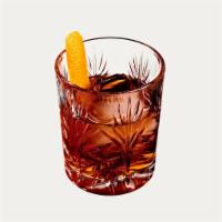 Old Fashioned · whiskey, sugar, orange and angostura bitters. Must be 21 to purchase.