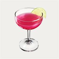 Cosmo · vodka, triple sec, cranberry, lime. Must be 21 to purchase.