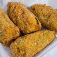 4 Piece Side Jalapeno Popper · Served with 2 oz. ranch dressing.