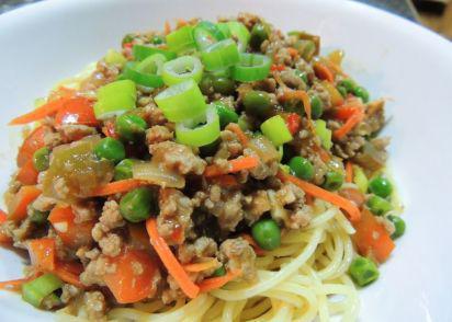 18. Noodle with Hot Meat Sauce 炸酱面 · Spicy.