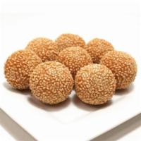Sweet Sesame Ball 芝麻球 · Sesame ball is a fried Chinese pastry made from glutinous rice flour coated with sesame seed...