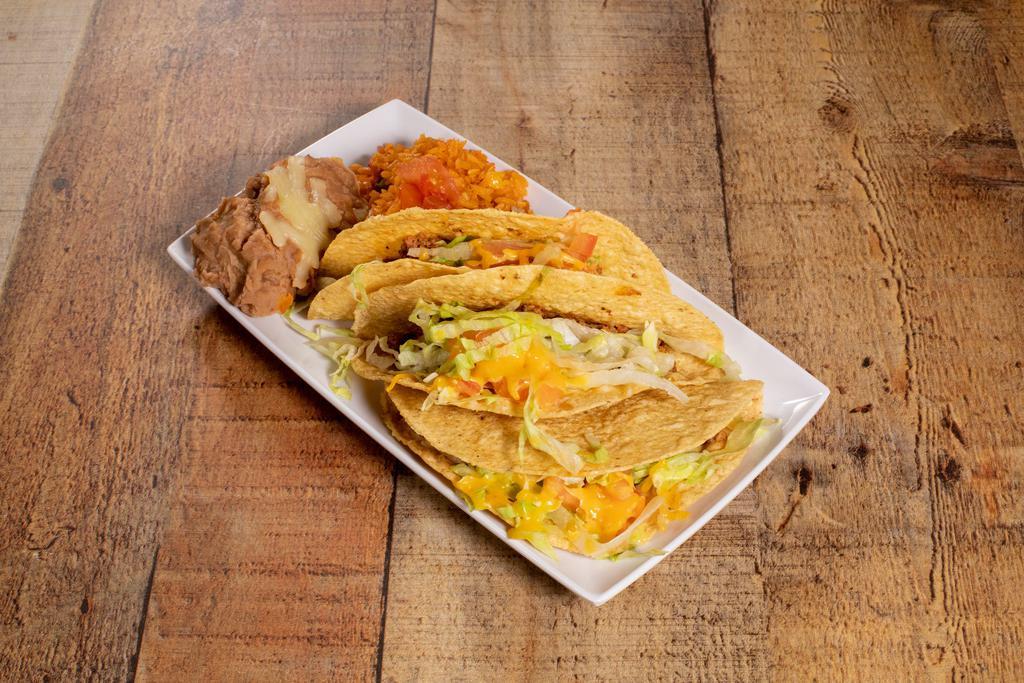 Tacos Y Mas · Breakfast · Burritos · Dinner · Empanadas · Mexican · Tacos