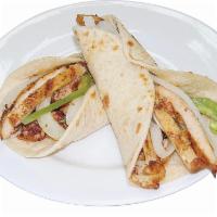 1. Grilled Chicken Fajita · Flour Tortilla Wrap with Chicken, Onion, and Bell Peppers