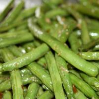V2. Sauteed String Beans · With rice. 