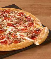 Meat Lover's Pizza · Pepperoni, Italian sausage, ham, bacon, seasoned pork and beef.