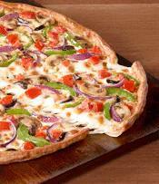 Veggie Lover's Pizza · Mushrooms, red onions, green bell peppers, roma tomatoes and black olives.