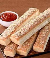 Breadsticks · Breadsticks seasoned with garlic and Parmesan. Served with marinara dipping sauce.
