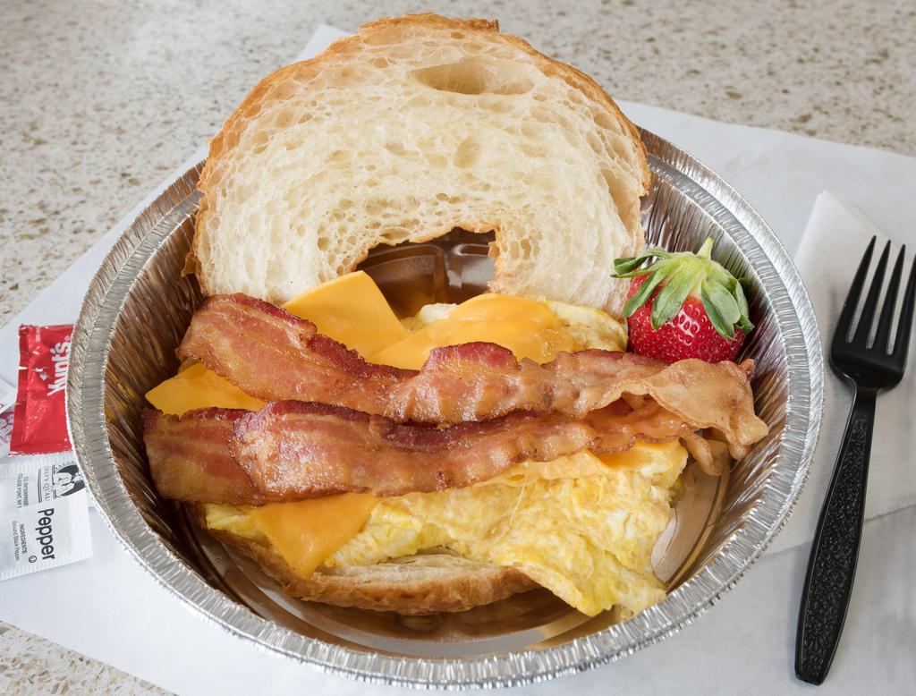 Bacon, Egg and Cheese Croissant · 