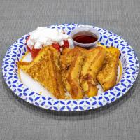 1. French Toast with Syrup  · Pan-fried bread.