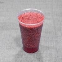 28. Very Berry Smoothie  · Blueberries, blackberries, strawberries, apple juice. 