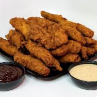 30 Chicken Finger Tray · Fresh, all-white meat chicken, hand-breaded on
premises