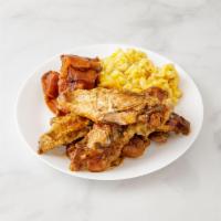 BBQ Turkey Wings · Fried, smothered or baked. Served with 2 choices of sides.