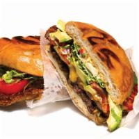 Breaded Chicken Torta · Served with mayo, fried beans, lettuce, tomato, avocado, oaxaca cheese, red onion and jalape...