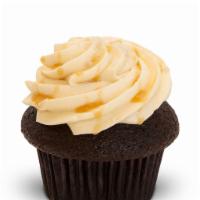 Salted Caramel Cupcake · Valrhona cocoa, house-made caramel, fleur de sel. One taste and you’ll know why Salted Caram...
