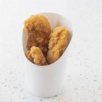 Chicken Tenders · 3 pieces. Hand-breaded, golden-fried fresh chicken tenders with dipping sauce.