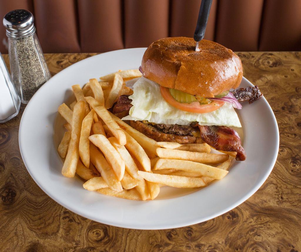 Bacon Cheeseburger · A classic with bacon and cheese.