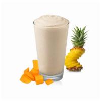 Mango Pineapple Smoothie · Made with real pineapple, mango juice and our Lifestyle smoothie mix.