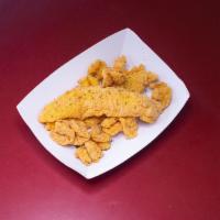 Fish and Shrimp · Fried fish and shrimp served with french fries or house salad.