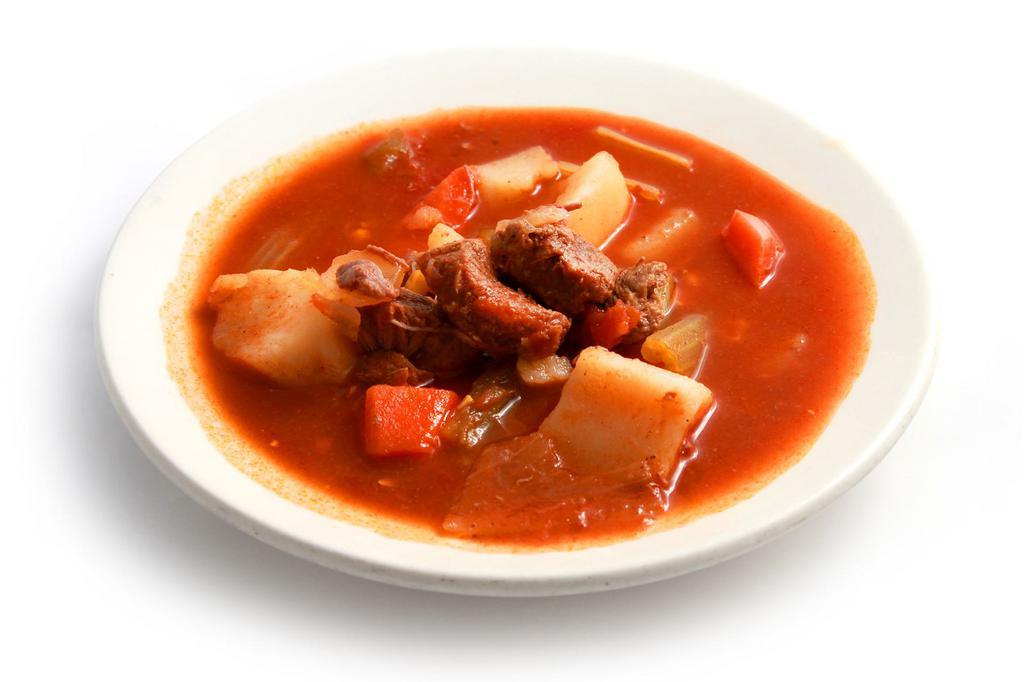 Beef Stew · Slow cooked soup.
