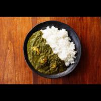 Kashmir Spinach · Sauteed spinach simmered with paneer cheese.
