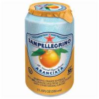 San Pellegrino™ Aranciata · Italian Orange sparkling juice; 10 oz can