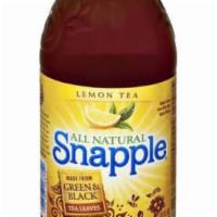 Snapple™ Iced Tea · Lemon Tea / PeachTea; 16 oz glass bottle