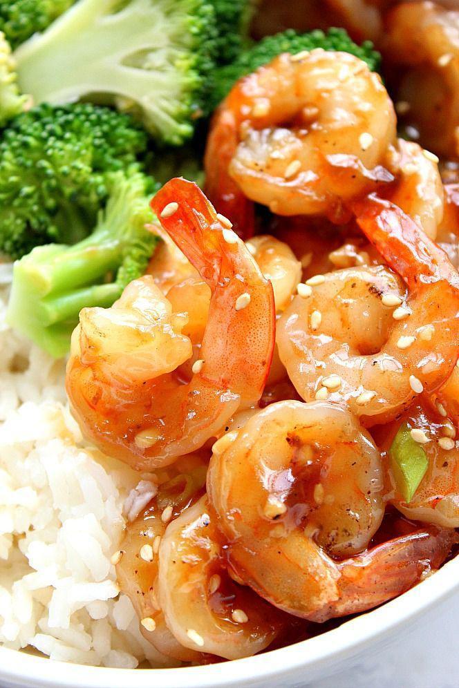 Shrimp Teriyaki · Served with miso soup or garden salad and rice.