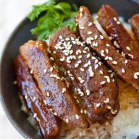 Beef Teriyaki · Served with miso soup or garden salad and rice.