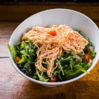 Crabmeat Salad · Spicy mayo crabmeat mixed green, Parmesan cheese, Grape tomato,
Olive oil and with homemade...