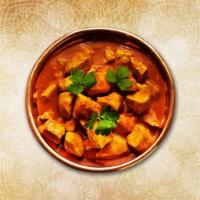 Chicken Tikka Feast · Chargrilled chicken morsels slow-cooked in a rich onion and tomato gravy with generous amoun...