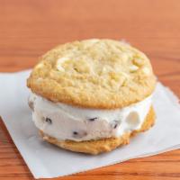 Cookie Ice Cream Sandwich · Choose 2 flavored cookies, Choose 1 ice cream flavor and toppings are extra $0.75